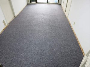 アンダーフェルト敷き詰めた所